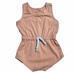 June & January Grapefruit tank romper 3/4 years